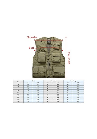 Artfulabode Yeşili Yelek, V-yaka, Tutma Sansız Ordu Kamp İş İçin. Hava, Erkek Fonksiyonel Cep Balık Açık Haki