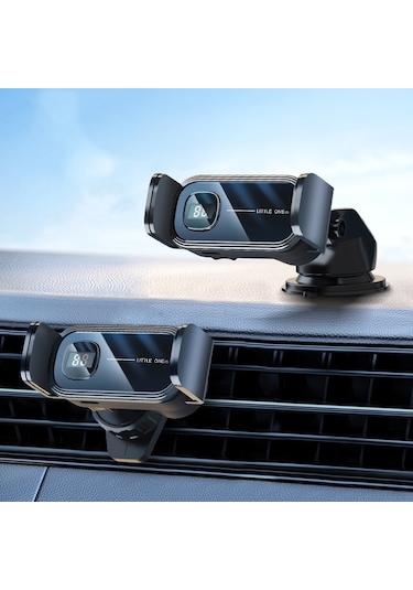 Little One S1 Elektrikli Araba Cep Telefonu Braketi, Renk: Siyah -