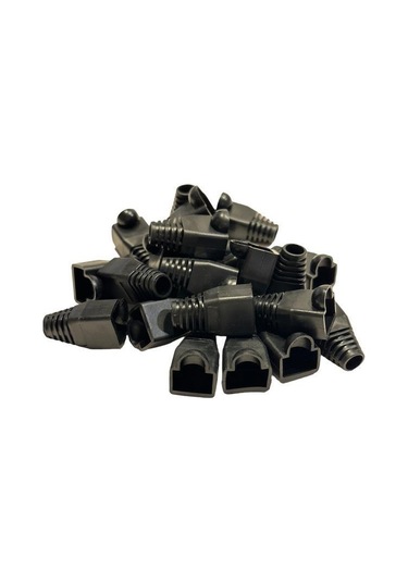 Siyah Rj45 Kılıf Siyah Cat6 Kılıf Siyah Cat5 Kılıf 100 Adet