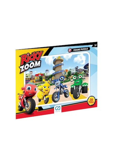 Babystore Ricky Zoom Frame Puzzle 35 Parça 2'Li Puzzle Seti