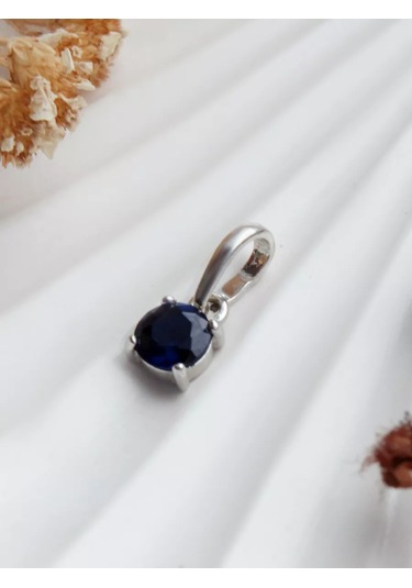 Lapshov Tek Taşlı Gümüş Kolye Ucu 197797318