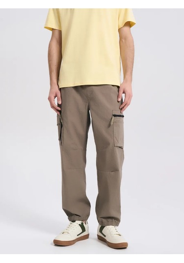 Tvoe Yan Cepli Kargo Pantolon 210976130 Khakı