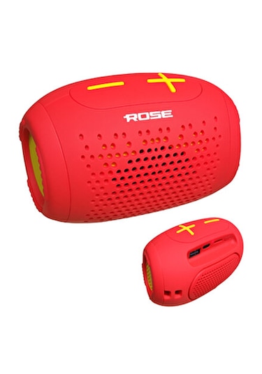 Poke Şarjlı Bluetooth Speaker Bass Bt Fm Usb Sd Type-c Rose Sp-504