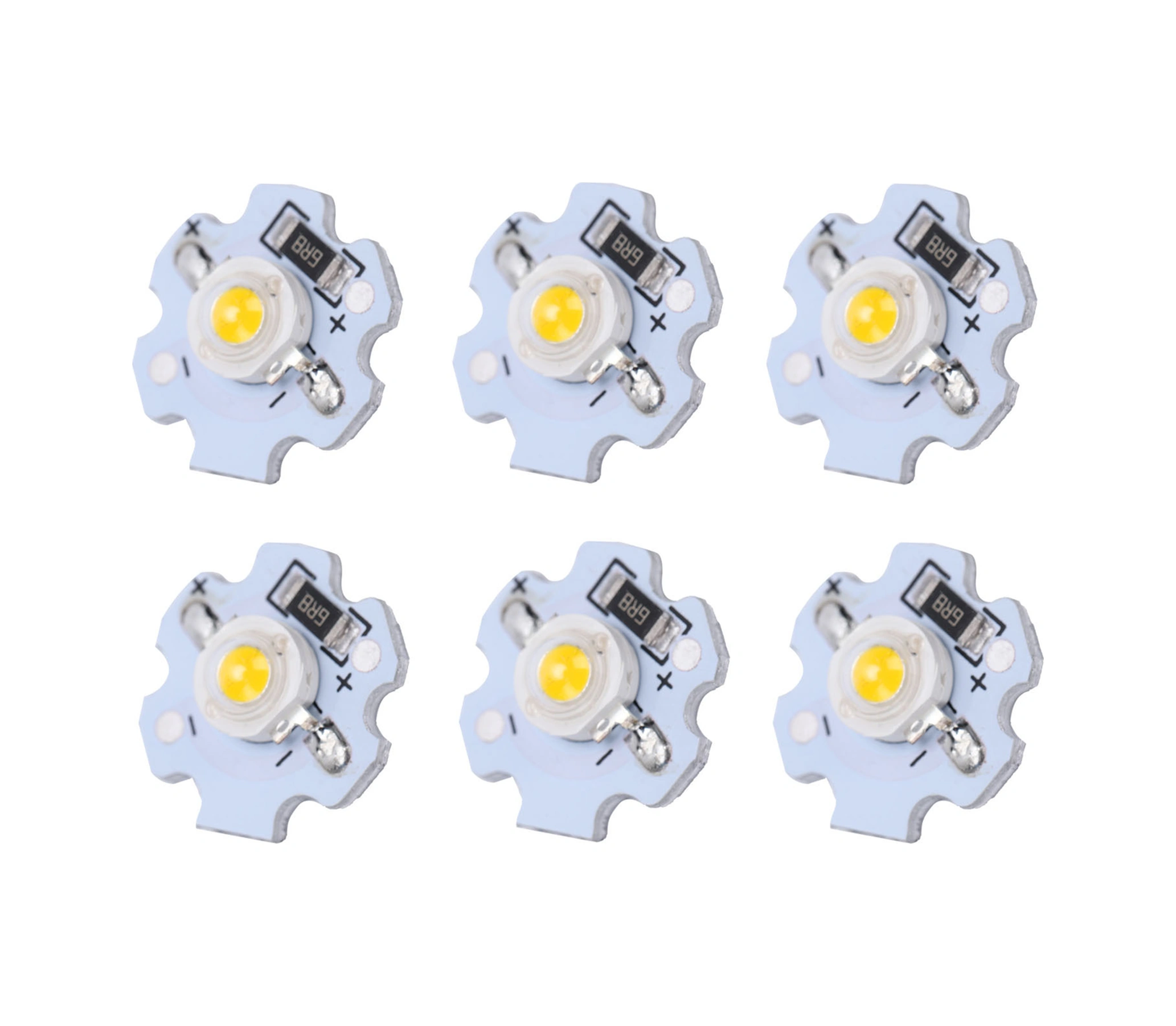 Konesam 25 Adet Axd-1w-5v Islak Beyaz Led Işık Tozu, 1w 200lm Yüksek Parlaklık, Aluminyum Tabanlı, El Feneri/spot Işığı Dıy Uygulamaları İçin İnce Beyaz Işık