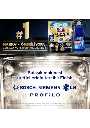Finish Ultimate Plus Bulaşık Makinesi Deterjanı 60 Tablet