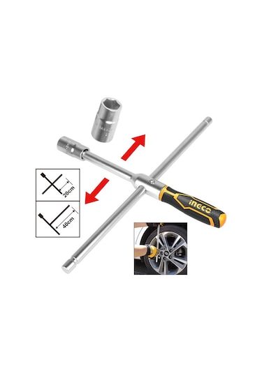 Ingco HRCW40231 Çapraz Bijon Anahtarı