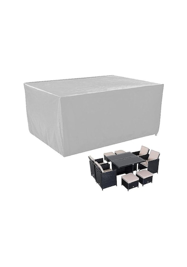 Kuzeyoto Bahçe Mobilya Masa Sandalye Su Geçirmez Büyük Boy Koruma Örtüsü Diğer