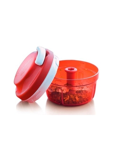Tupperware Süper Şef 1 Kırmızı İpli Rondo Doğrayıcı Kırmızı Diğer