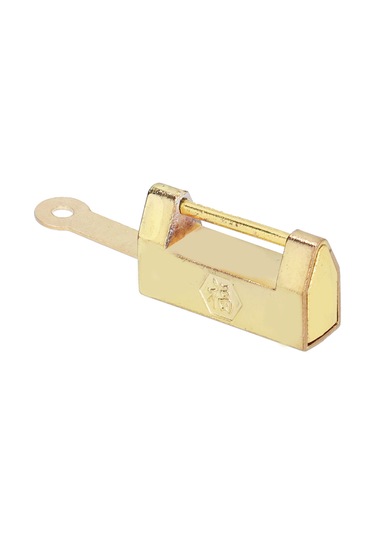 Shineyee Klasik Altın Renkli Pırlanta Kutusu Kilitleri - Saf Bakırdan Yapılmış Eski Stili Geri Zamanı Kilidi - Kolleksiyonu Ve Dekorasyonu İçin Uygun