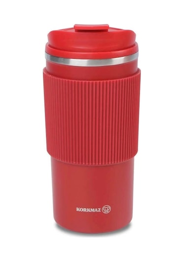 Korkmaz Freedom Plus Kırmızı Kahve Bardağı A5539-1