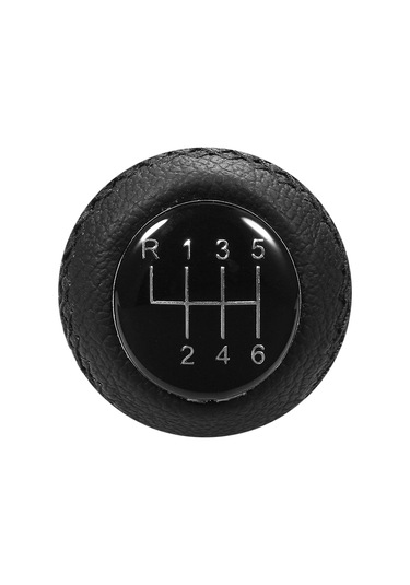 Mufunye Mazda 3 5 6 Cx-7 Mx-5 İçin 6 Vites Ergonomik Vites Topuzu - Kolay Montaj, Rahat Kullanım Siyah