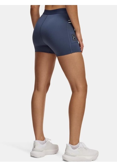 Ua Run 96 Shorts Koşu Taytı Mavi - Gri