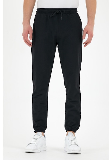 Erkek Eşofman Altı Etiketli Arka Ve Yan Cepli Regular Fit Lastik Paça 001 Lacivert Erkek Eşofman Altı Etiketli Arka Ve Yan Cepli Regular Fit Lastik Paça 001 Lacivert