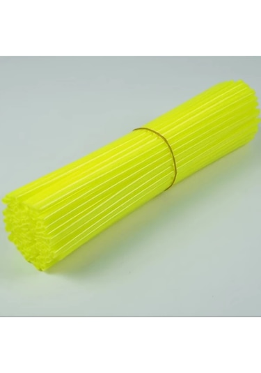 Cordial 72 Adet Sarı Renkli Off-road Motosiklet Ve Bisiklet Jant Teli Dekorasyon Çelik Tel Paketi Sarı