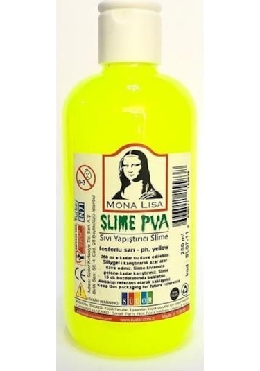 Mona Lisa Slime Fosforlu Sarı 250 ML