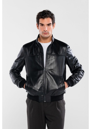 Tamer Tanca Erkek Hakiki Deri Siyah Deri Mont 415 Klj-2575 Erk Dr Mont Y25 Sıyah Derı Siyah