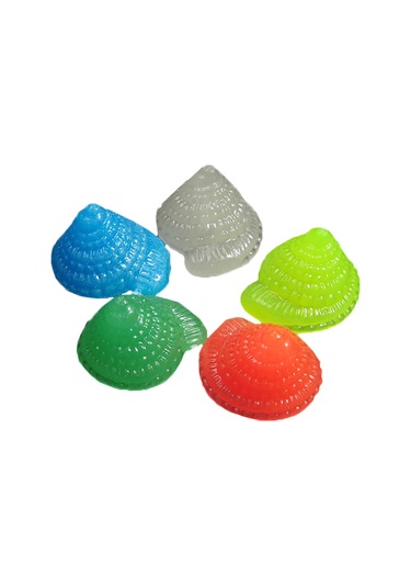 Ruicoo Akvaryum Işıklı Dekoratif Taşlar - Resin Malzeme, Gece Parlaklığı, 200 Adet/ Paket, Çeşitli Renkler