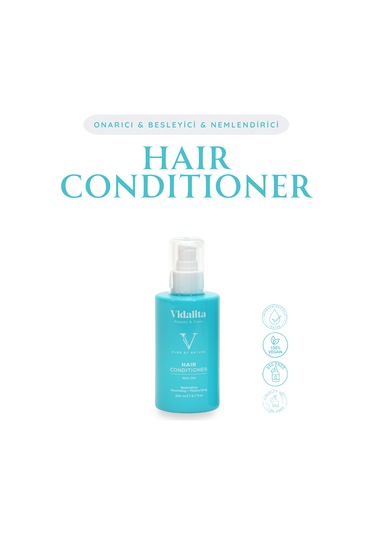 Vidalita Beauty & Care Saç Bakım Kremi Rich Oils Argan Jojoba & Keratin 200 ML