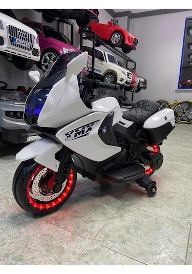Poyraz Akülü Motor 12 Volt 2-8 Yaş Beyaz