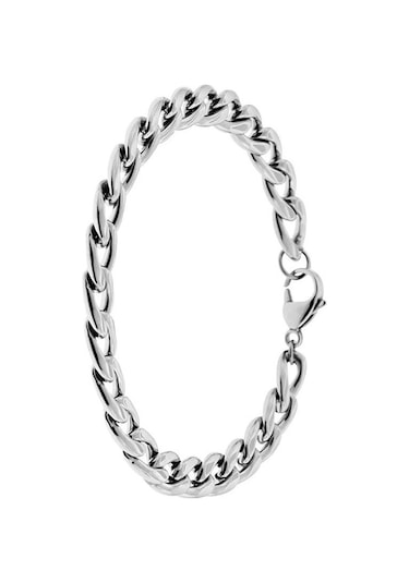 Gurmet Paslanmaz Çelik Erkek Bileklik Kalın Zincir 8 Mm  Eck18B