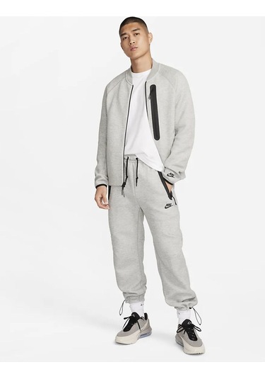 Sportswear Tech Fleece Bomber N98 Full-zip Erkek Ceket Ndd Sport Gri