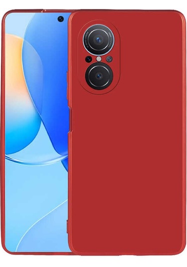 Khayra Huawei Nova 9 Se Kılıf Premier Silikon Kapak - Kırmızı Kirmizi