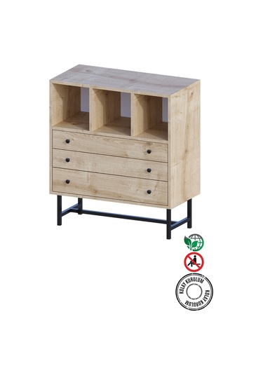 Decormet Carla Şifonyer Safir Meşe Diğer