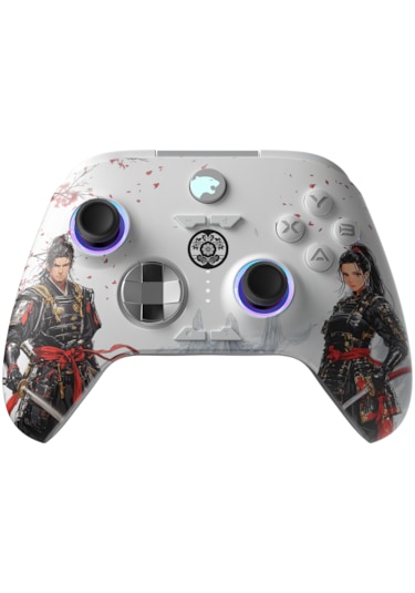 GamePower Force RGB Kablosuz Beyaz Gamepad (2.4G, Bluetooth,Kablolu) (PC Uyumlu) + Çanta