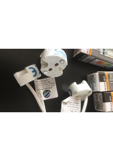 10 Adet Cata Ct9262 G4 Duy İğne Bacak İnce Bacak Ampul Duyu 12X50