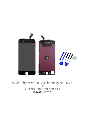 Apple Uyumlu iPhone 6 Plus Dokunmatik Lcd Ekran + Tamir Seti