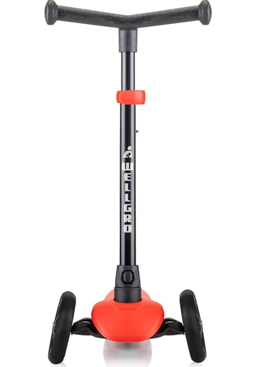 Wellgro Turbo 3 Tekerli Yükseklik Ayarlı Scooter, Kırmızı Kırmızı