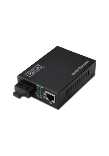 Digitus Media/rate Converter, 10/100/1000base-t - 1000base-sx Multimode 0.55 Km, Sc Tdrtr