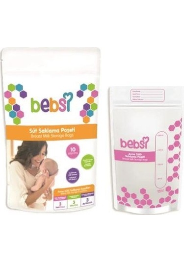 Bebsi 10'lu Süt Saklama Poşeti