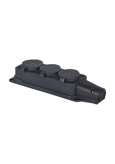 Tp Elektrik 1x16a Kauçuk Üçlü Grup Priz