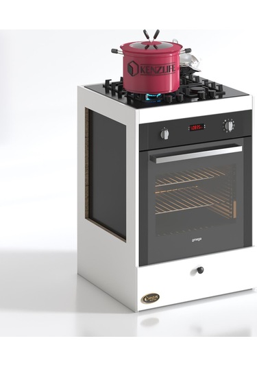 Kenzlife Ankastre Modülü Kabini Vanadyum3 Byz Fırın Ocak Dolabı K