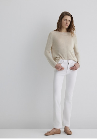 Mavi - Kendra Gold Premium Beyaz Jean Pantolon 1074686459 Beyaz