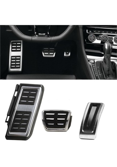 Golf 7-A3-Polo-Leon-Passat Alüminyum Pedal Set  Otom-Manue-Otomatik