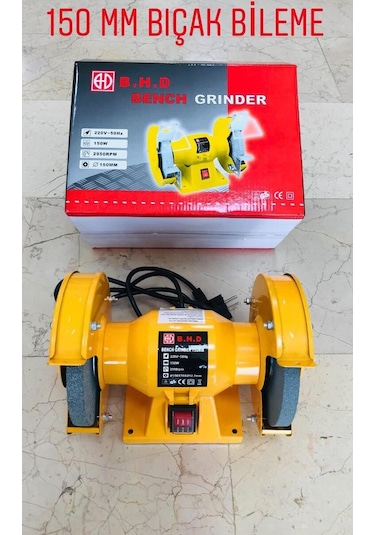 Taş Motoru Bıçak Bileme Çark Motoru Bench Grinder 150 Mm