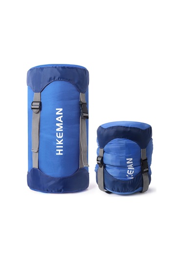 Hallow-dış Mekan Uyku Tulumu Sıkıştırma Çantası Mavi M Beden Mavi