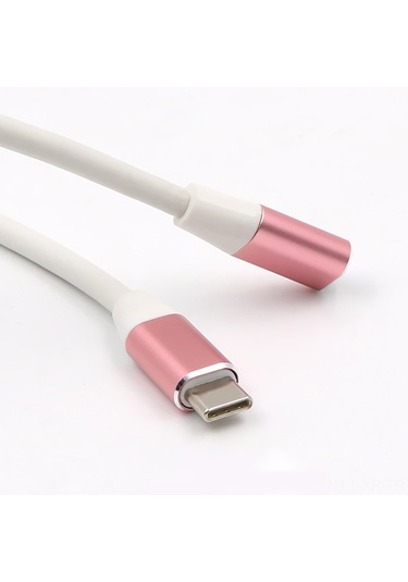 Xiyyadms Usb 3.1 Type-c Ertirme Kablosu 1m , Tam Fonksiyonlu Şarj-verici-video, Hem Cep Telefonuna Hem Bilgisayara Uygun, İnce Tasarım, Siyah