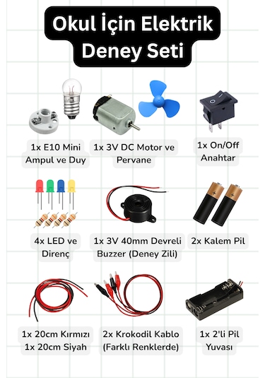 Okul İçin Elektrik Deney Seti
