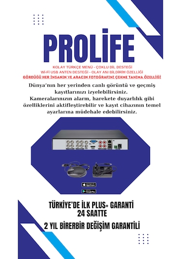 8 Li Sesli Güvenlik Kamerası 5 Mp Gece Renkli Full Hd Kamera Seti