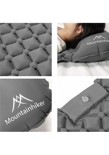 Mountainhiker Dahili Pompalı Yatak Açık Hava Kamp Piknik Uyku Matı Mavi