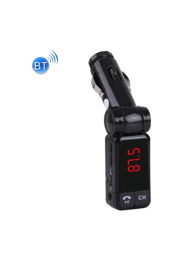 Çok Fonksiyonlu Bluetooth Araç Şarj Cihazı, Müzik Çalma Ve Ahizesiz Yanıt Desteği Telefon Ve Fm Verici Ve Akıllı Telefonlar Usb Şarj Fonksiyonu