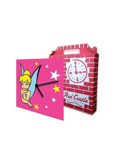 Disney Tinkerbell Saat Clock Kum Boyama Seti-red Castle S-0012
