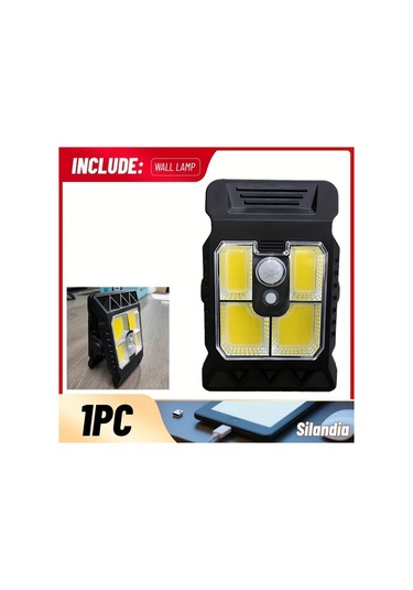 Xuweiwei Duvara Takılabilen Klipsli Ambiyans Gece Işığı Hareket Algılayıcı Güneş Enerjili Şarj Edilebilir Duvar Lambası 1pc Ahşap