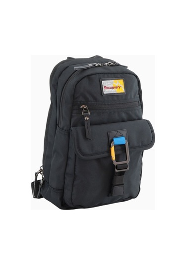 Discovery Icon Rfıd Korumalı Sürdürülebilir Sling 8l Kapasiteli Unisex Omuz Çantası Siyah 1