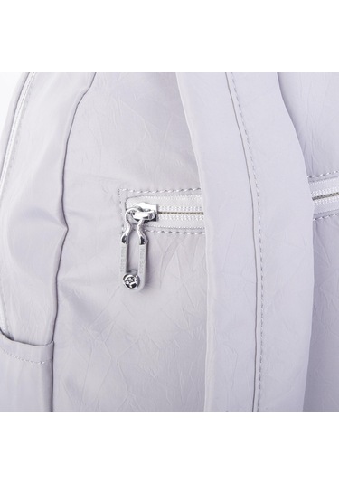 Nas Bag Extra Hafif Su Geçirmez Çok Gözlü Waterproof Unisex Sırt Çantası 30x40 Cm Gri