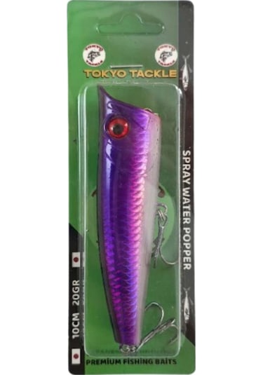 Spray Water Popper Su Üstü Püskürtmeli Popper Yem 10cm 20gr