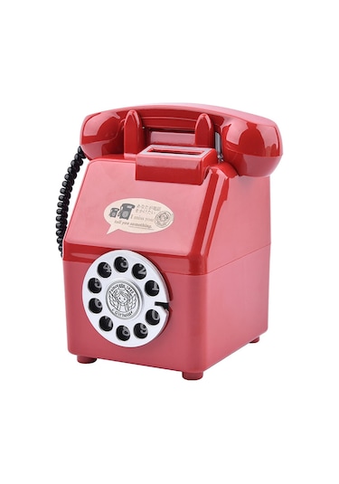 Suntek Retro Telefon Kumbara Arama Telefon Para Tasarrufu Kavanoz